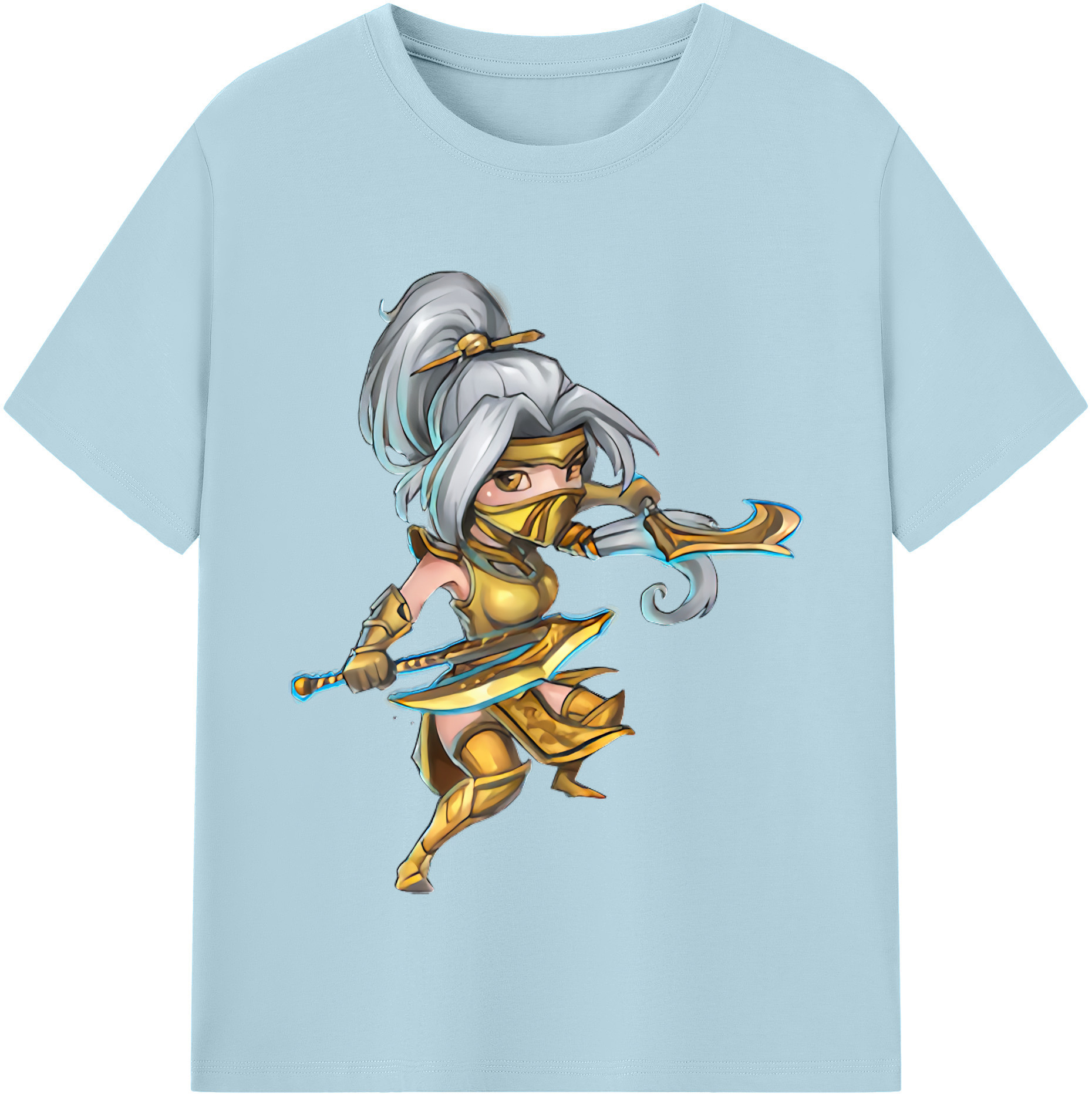 リーグ・オブ・レジェンド League of Legends LOL 綿100％半袖Tシャツ（フロントプリント）